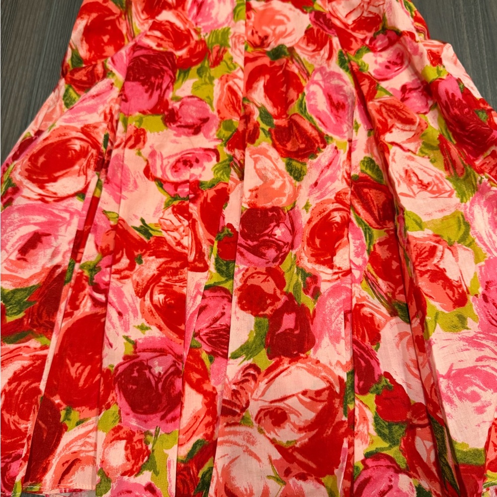 NWT Betsey Johnson Rose Floral Halter Dress - Picture 2 of 9